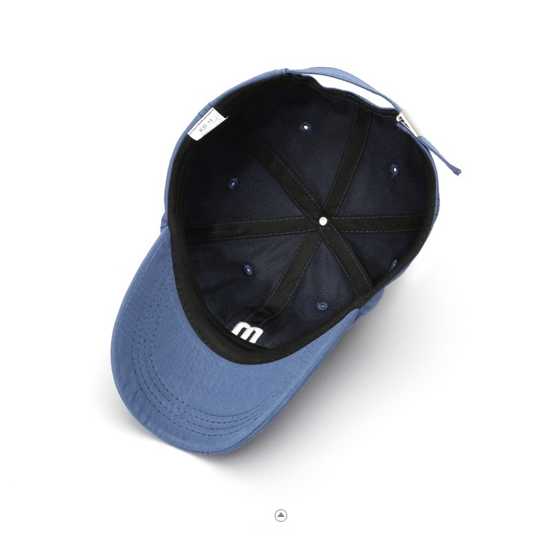 TOPI BASEBALL POLOS LOGO HURUF M KOREA PREMIUM HAT CAP UNISEX PRIA INS