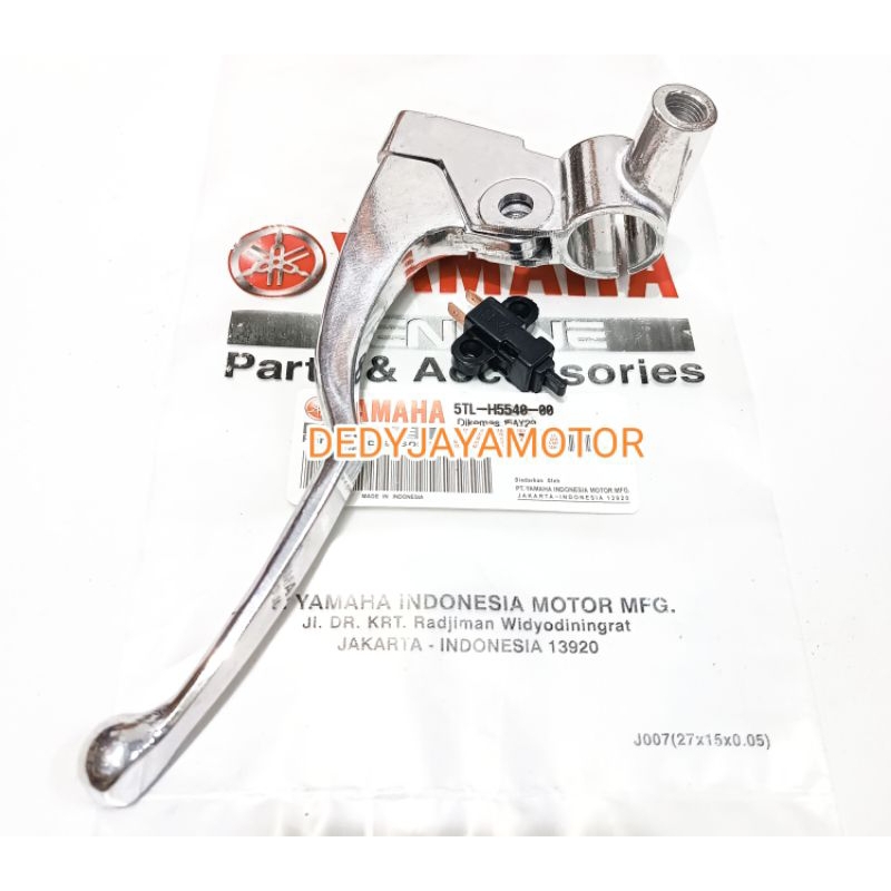 Dudukan spion kiri mio sporty + handle rem kiri + bonus switch rem kiri mio sporty mio smile fino karnu mio soul karbu 1set