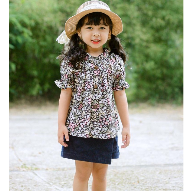 2-4TH ATASAN ANAK PEREMPUAN DEBY BLOUSE ANAK PEREMPUAN ATASAN RAYON ANAK