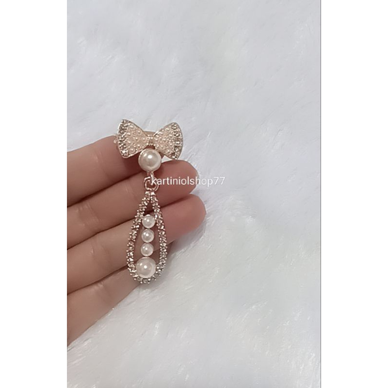 Bros Juntai/Brooch Pita Juntai/Bros Mutiara/Bros Cantik Kekinian