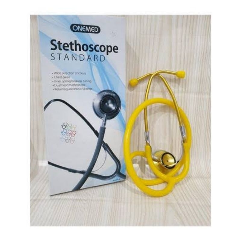 Stetoskop Onemed Kuning Stetoskop Hemat Akurat Original