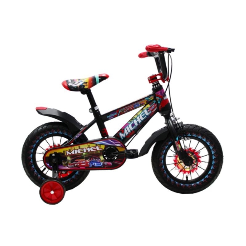 Sepeda Anak BMX Michel Inferno Cars Edition Ban 12 inch