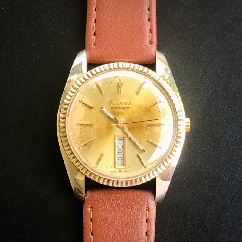 JAMTANGAN ORIGINAL BULOVA PRESIDENT / JAM TANGAN AUTOMATIC PRIA / ARLOJI VINTAGE