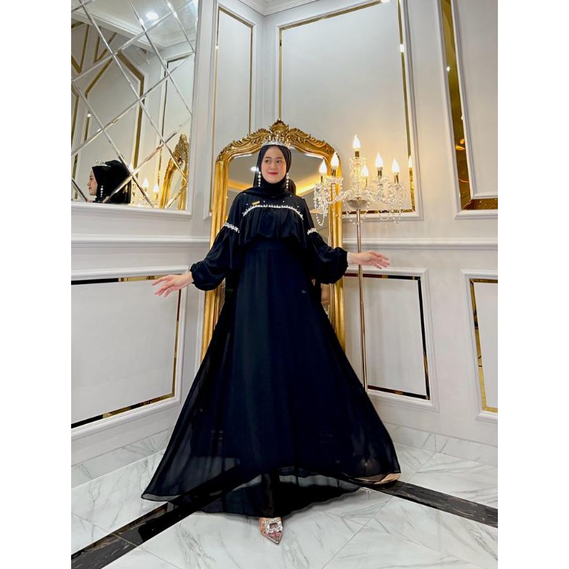 DRESS SAKINAH ELLA TRENDY ORIGINAL