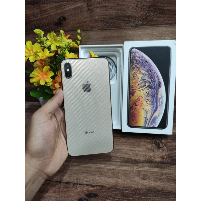iphone xs max 256gb bh 85% fullset ori