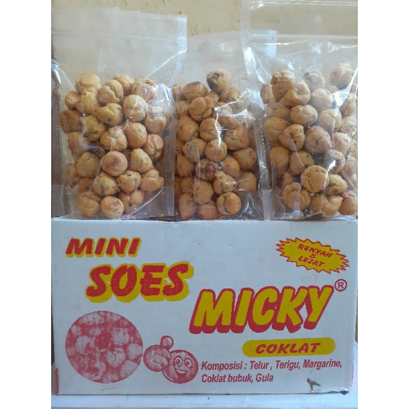 

Soes Micky/ Soes Coklat/Soes Keju/ Soes Kering Coklat Kiloan