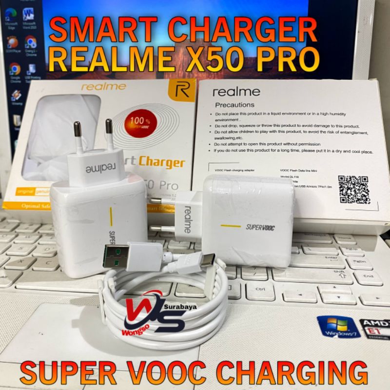 CHARGER SUPERDART 65W SMART CHARGER REALME GT2 PRO/ GT MASTER/ 7 PRO USB TYPE-C