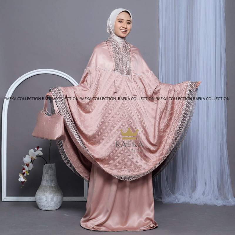 MUKENA DEWASA 2IN1 PLEAT ALIYA SILK PREMIUM MEWAH