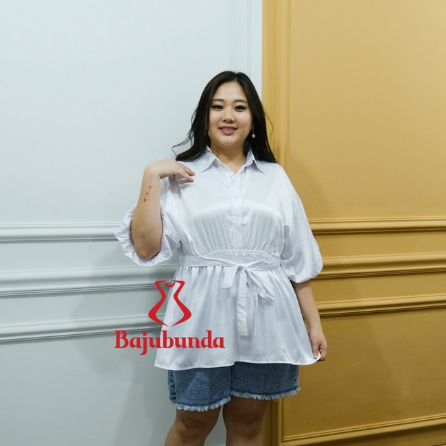 LD 130 Blouse Jumbo Atasan Wanita Big Size Bajubunda GABYPUFF