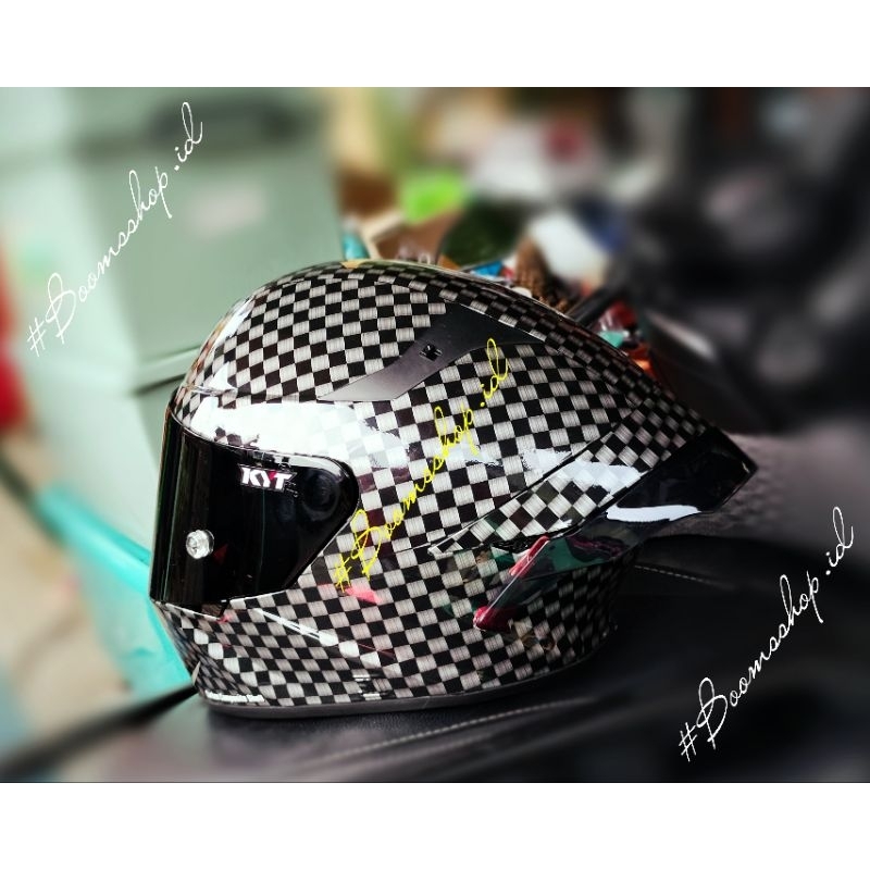 kyt tt course rpn wd carbon black glosy