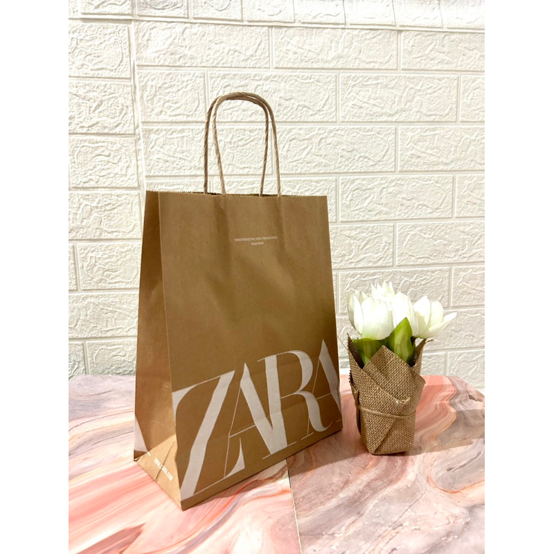 Paper Bag ZARA Original Store ( Ready Stock JKT )