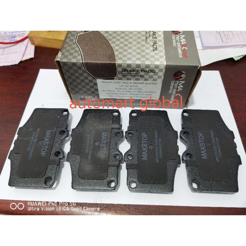 Brake pad kampas rem depan Toyota hardtop diesel maxstop ceramic