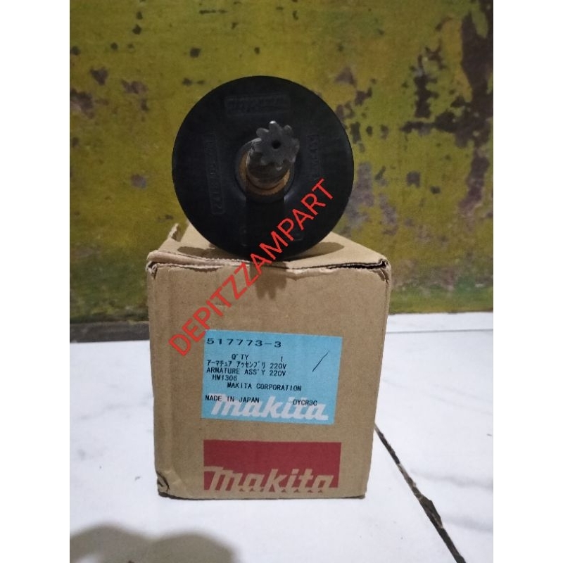 Armature HM1306 Makita Angker Mesin Jack Hammer HM1306 HM 1306 Makita Original Part