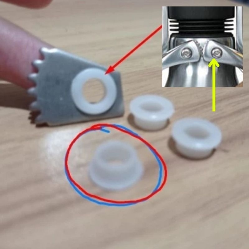 Plastik Bushing Ring Baut Body Rok Presso Original
