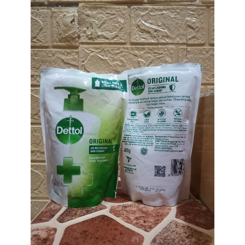 Dettol Handwash Reffill 400ml ORIGINAL