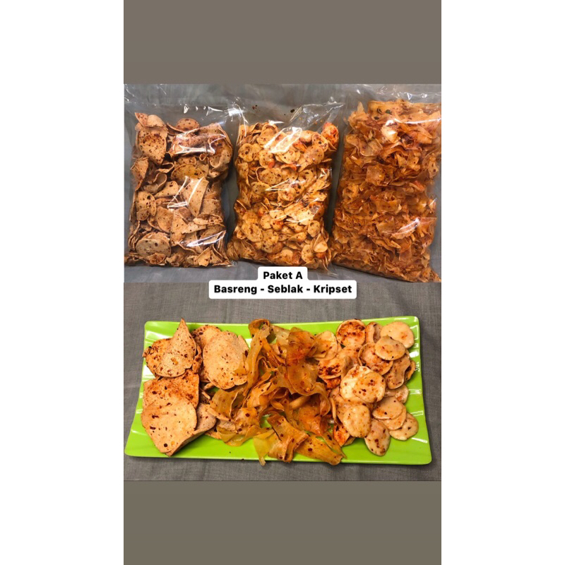 

Paket Hemat A (Basreng-Seblak-Kripset)