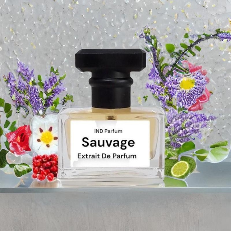 IND Parfum SAUVAGE Extrait De Parfum Tahan 24 Jam Garansi Retur— Parfum Pria