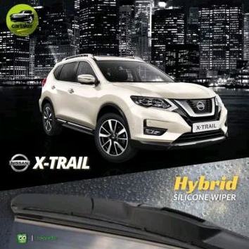 Paket wiper Depan Belakang Nissan Xtrail T31 (2009-2013) Karet silicon Hybrid