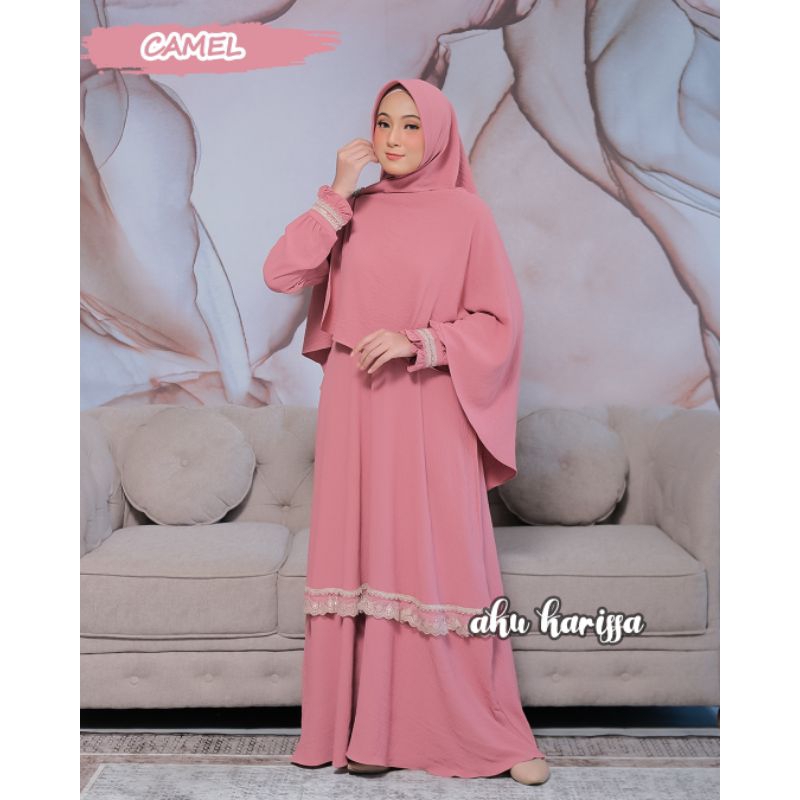 SET HIJAB Meliya /gamis aku karissa set hijab ori aku karissa