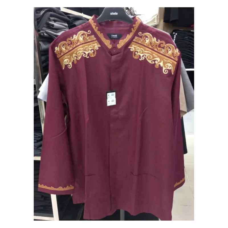 Baju Koko pria lengan panjang Brand Lawell (S-3XL)