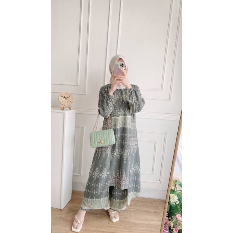 velisya girta zipper long set