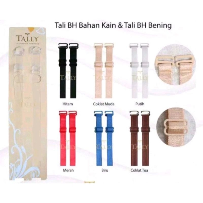 Tali Bra Bening Transparan Besar Lebar Kecil Tali BH Bening Sorex Tally