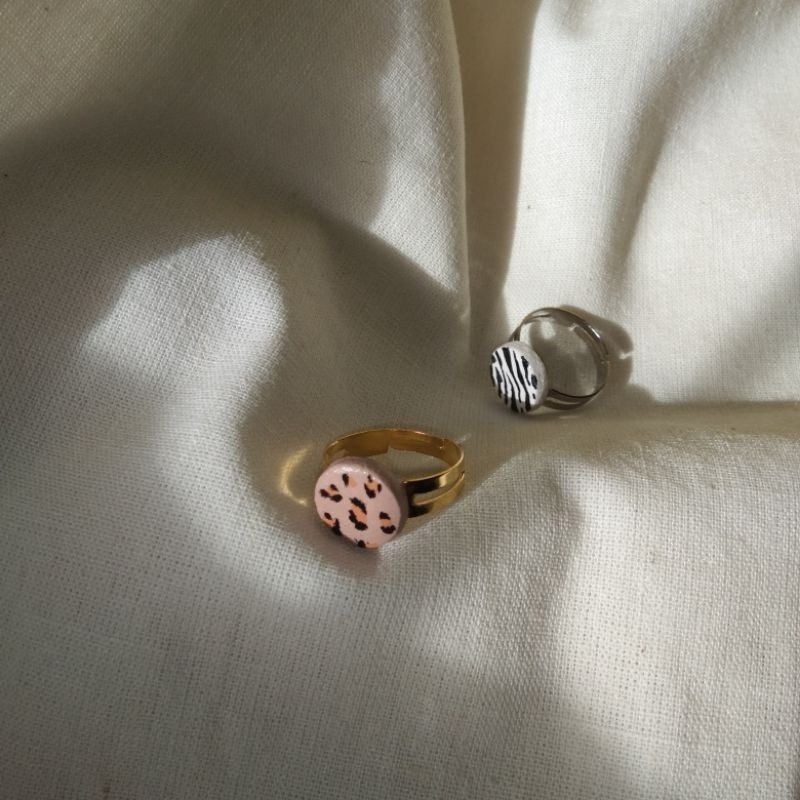 Adjustable Clay Ring ✨Cincin AESTHETIC✨ Handmade ✨