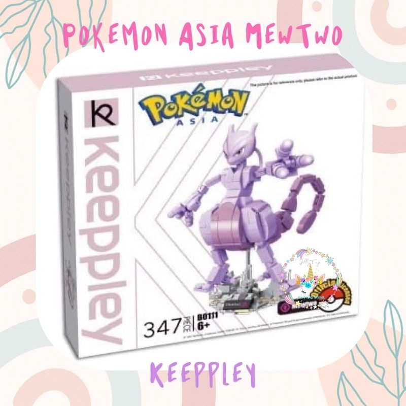 KEEPPLEY BRICKS POKEMON ASIA MEWTWO ORIGINAL MAINAN LEGO BRICKS