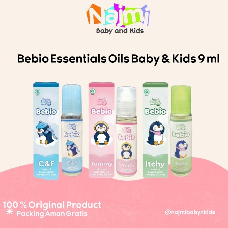 Bebio Baby and Kids Essentials Oil 9 ml / Cough n Flu Itchy Yummy (bukan cessa)
