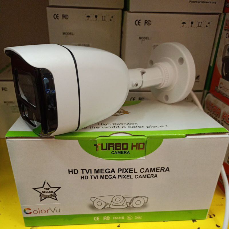 Kamera Cctv Indoor / Outdoor 6mp ColorVu 24 Jam Berwarna Original