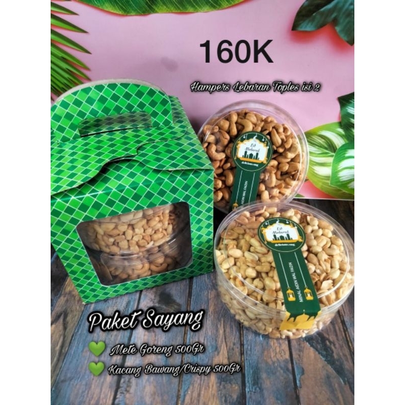 

Hampers lebaran toples isi 2( paket sayang)