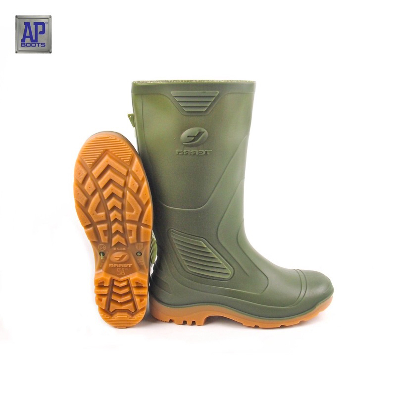 AP BOOTS TERRA HIJAU SEPATU BOOT PVC