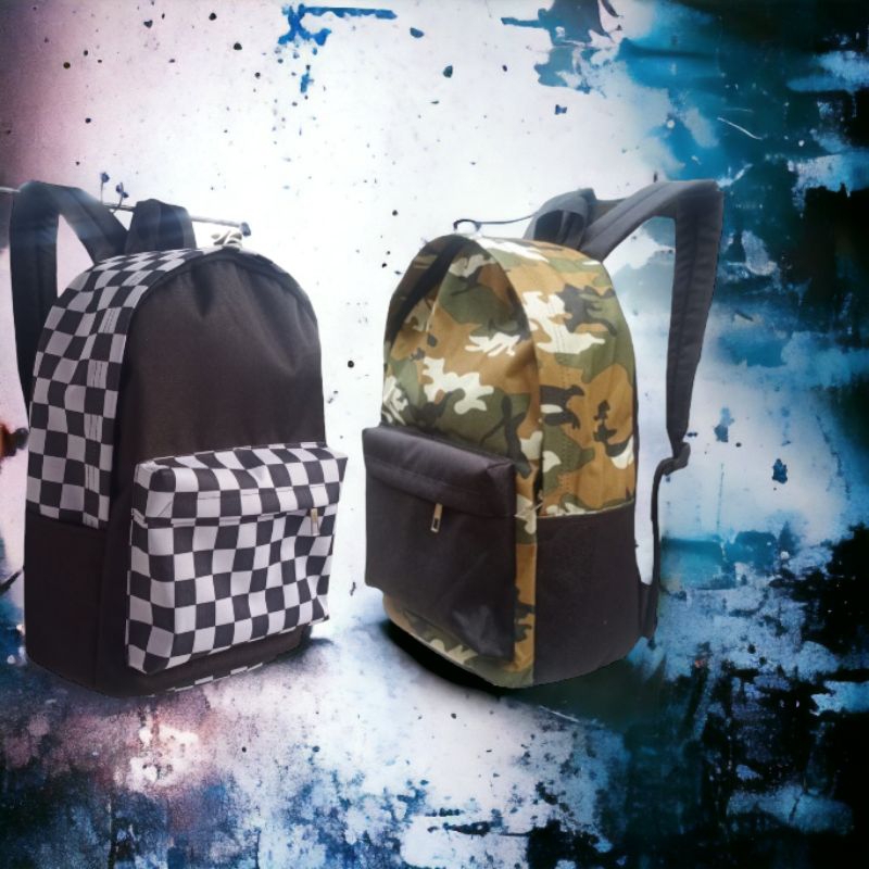 Backpack Tas Sekolah anak Laki Laki sd tas Ransel loreng army