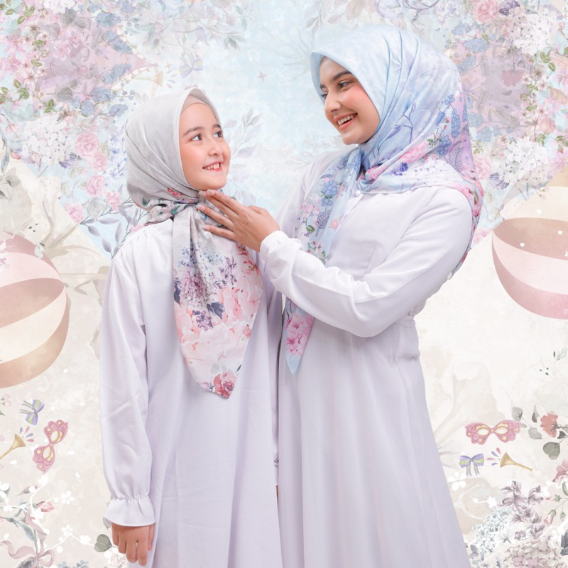 Pre Order Jilbab Printing Bloomy Series Kerudung Printing Kerudung Couple