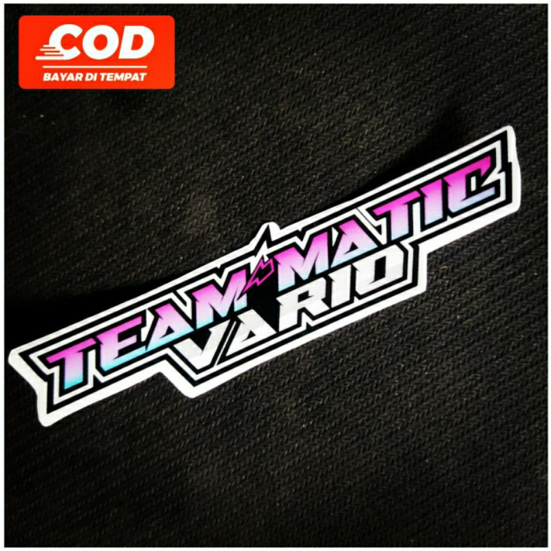 Stiker Team Matic Vario