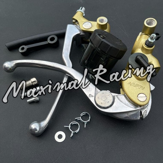 MASTER REM NISSIN 1 SET KIRIN KANAN + TABUNG MINYAK REM UNIVERSAL SEMUA MOTOR