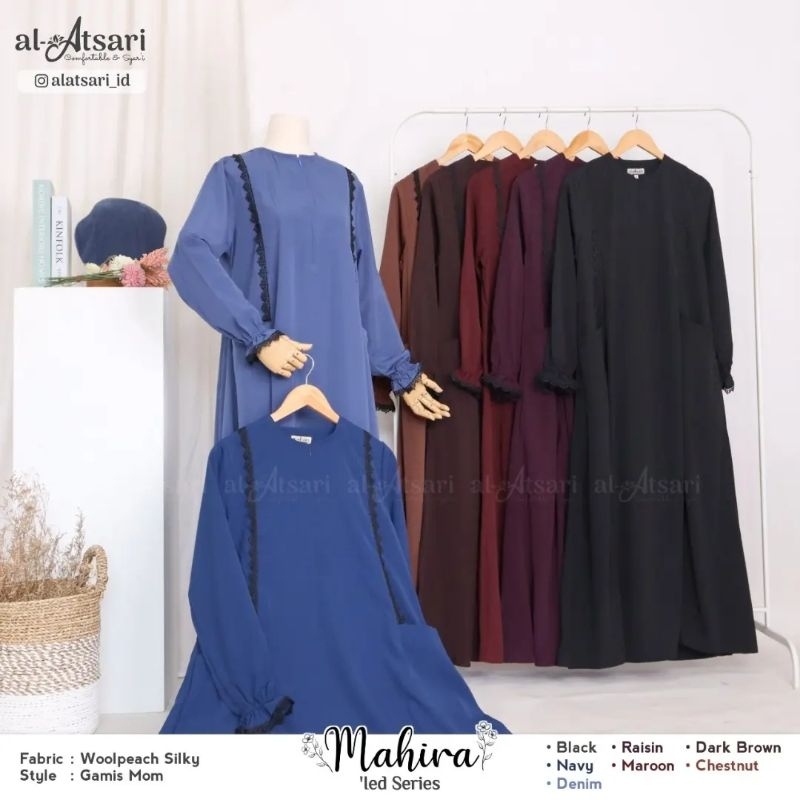 mahira set couple jilbab basic al atsari