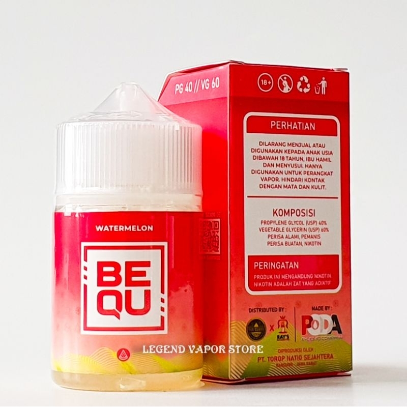 FREEBASE - LIQUID BEQU Watermelon 60ML 3MG AUTHENTIC