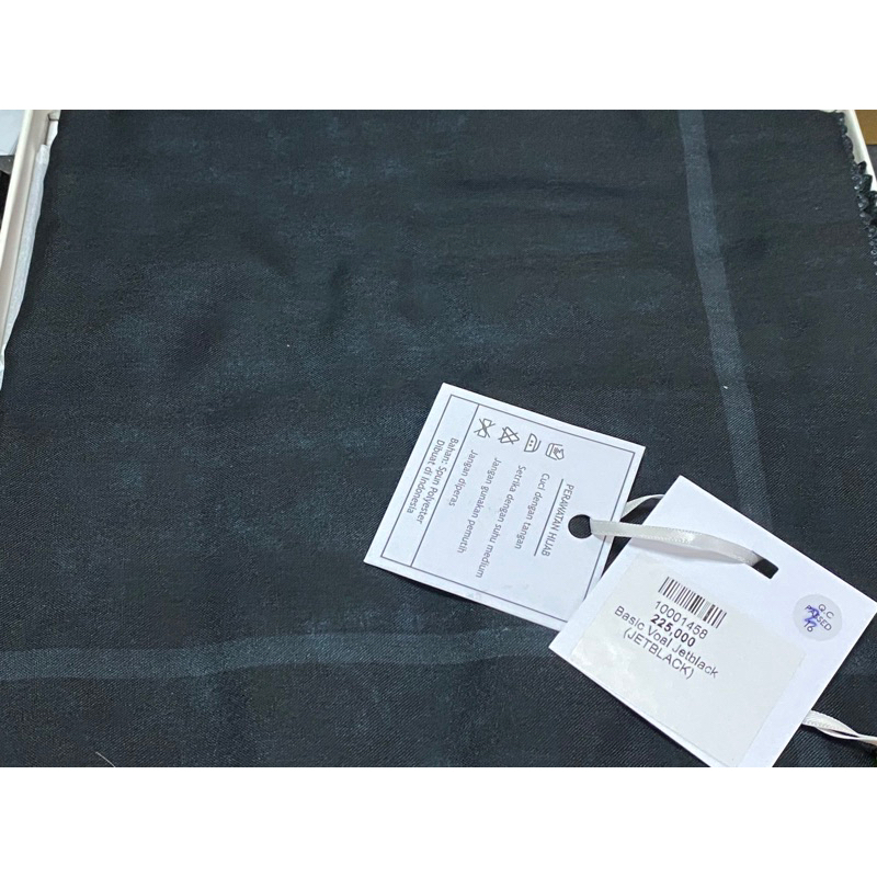 Buttonscarves Basic Voal -Jetblack