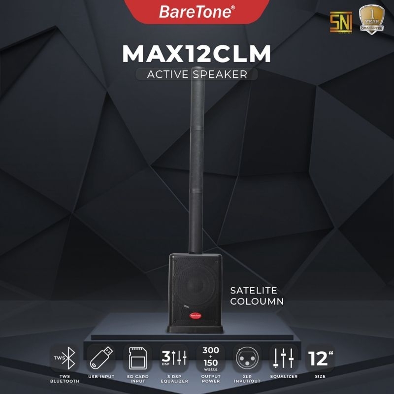 Speaker AKTIP BARETONE MAX12CLM 12Inch Satelit Garansi Resmi 1 tahun