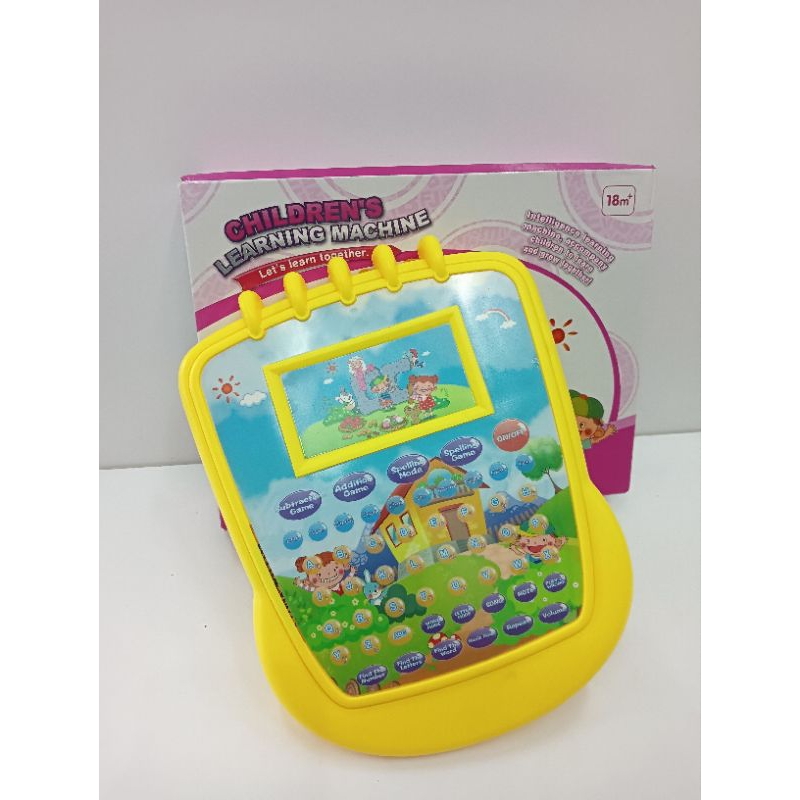 Mainan anak edukasi e learning machine pad/alat bantu belajar anak