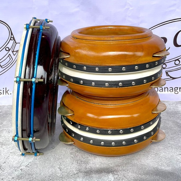 Alat Musik Rebana Hadroh 1 set Kualitas Super Kayu Nangka Al Banjari