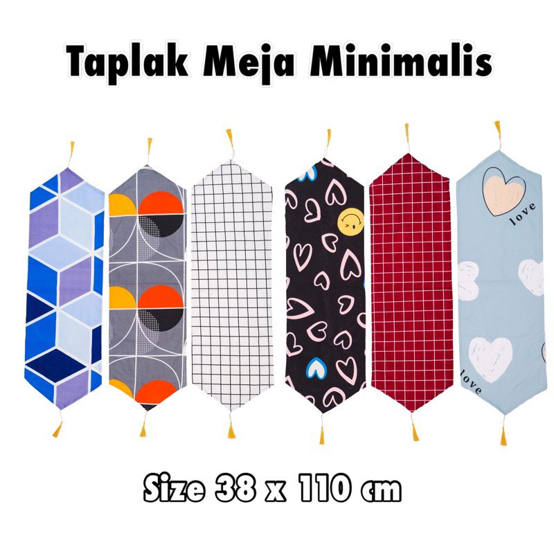 Taplak Meja Panjang Minimalis Model Tassel