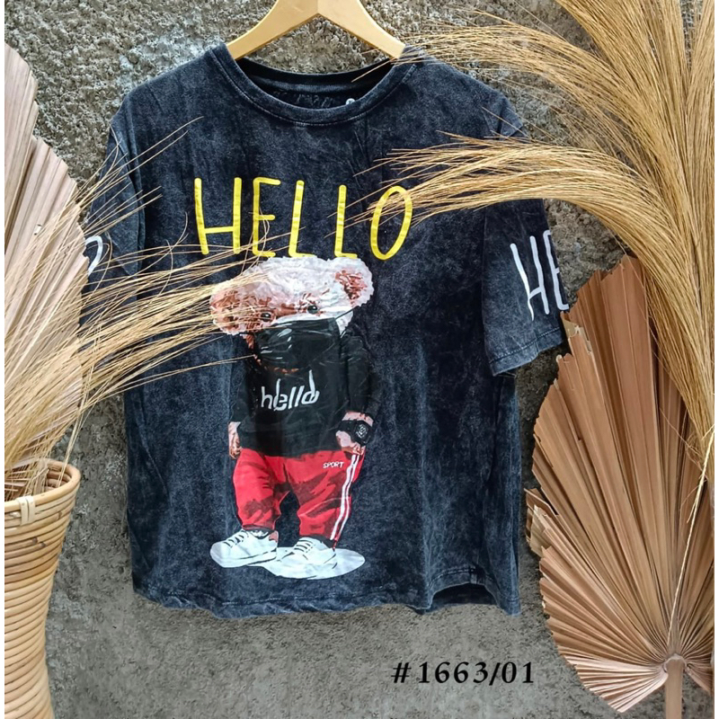 ATASAN KAOS COMBED WANITA / ATASAN 3/4 BASIC BKK/ KAOS OVERSIZE WANITA