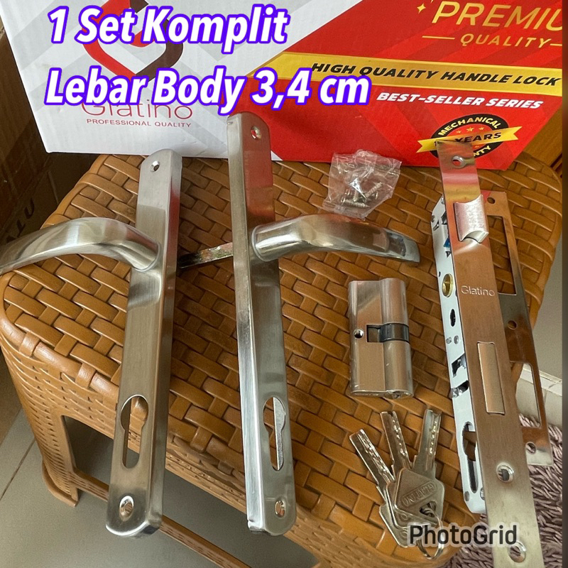 Terlaris KUNCI GLT 839 Kunci Pintu 20 mm Set silinder knop kodai KODAI kunci pintu kawat nyamuk kunci kamar mandi silinder putar wc kunci alumunium set komplit/ handle pintu alumunium 20 mm/  LHP 20 mm kunci tralis/ kunci kawat nyamuk/ kunci kasa nyamuk