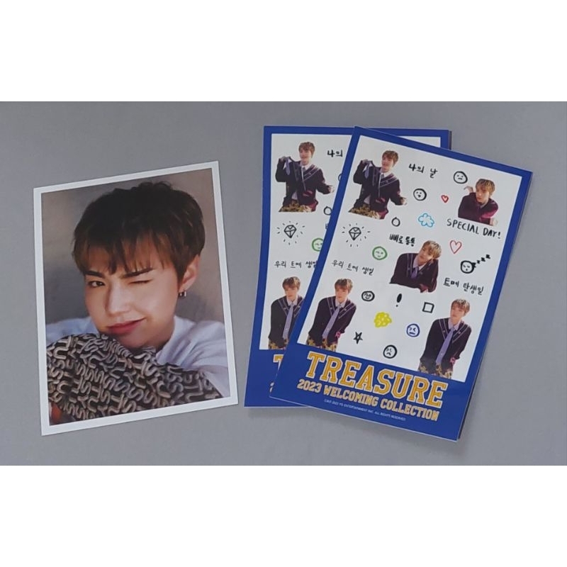 Official Film Postcard + Sticker Doyoung Treasure Welcoming Collection 2023