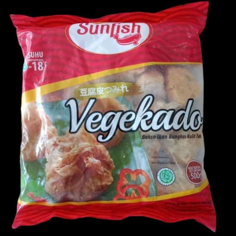 

Sunfish Vegekado Bakso Ikan Kulit Tahu 500gr