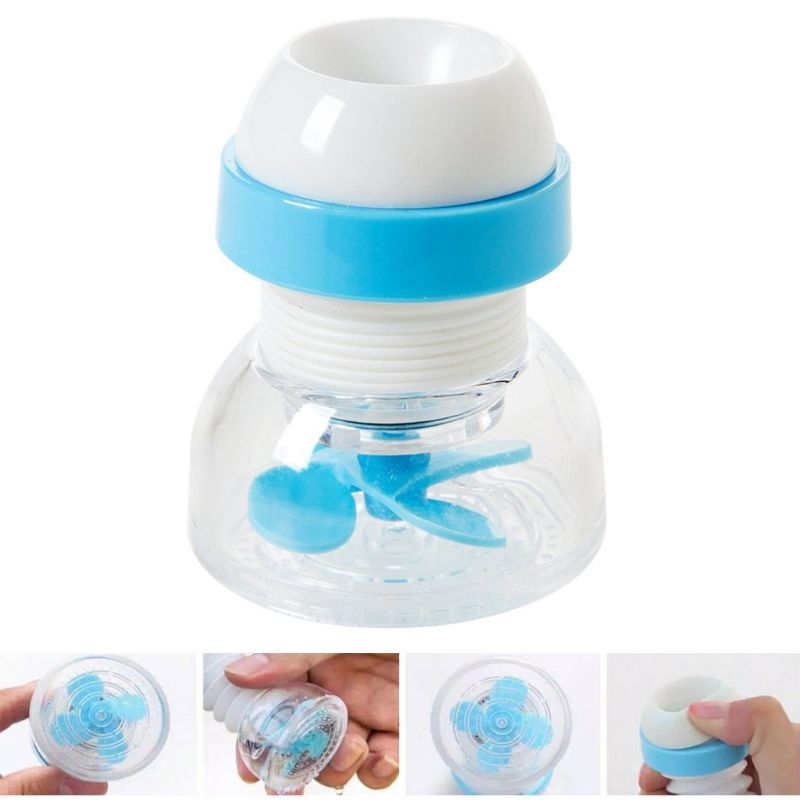 Sambungan Air KranFLEXIBLE Filter Air Anti Splash Shower / Filter Busa