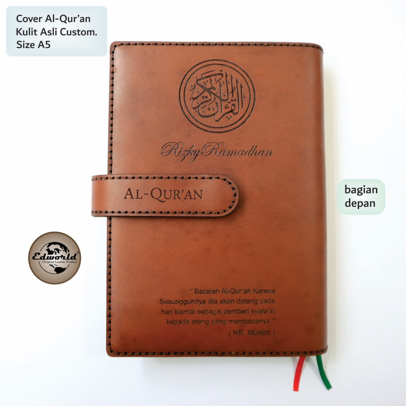 

Edworld - Cover Al-Qur’an Kulit - Custom Nama