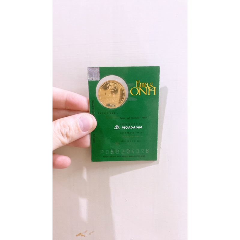 Logam Mulia ONH 5 Gram Emas Batangan 999.9 24K  Pegadaian/Pamitramas Mulia/ World Gold Council